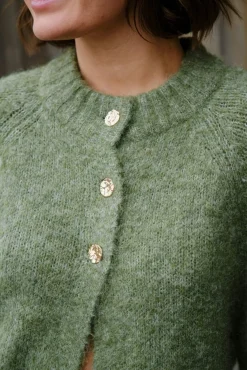 New Benuta Fluffy Knit Cardigan 165816 Cardigans|Ammevenligt Tøj