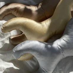 Hot Betræk til La Petite 100% silke Gold Tæpper, Puder & Madrasser
