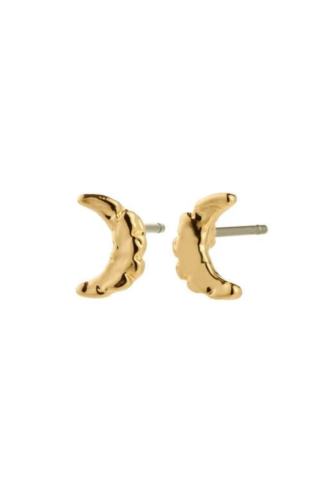 Pilgrim Øreringe<Between Moon Earrings Gold-plated 262532003