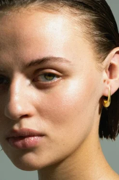 Jane Kønig Øreringe<Big Orbis Drop Stud BODS-SS25-G