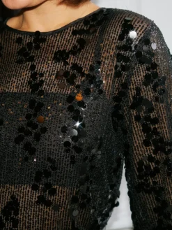 Neo Noir Bluser & Skjorter<Blake Sequins Blouse 167011