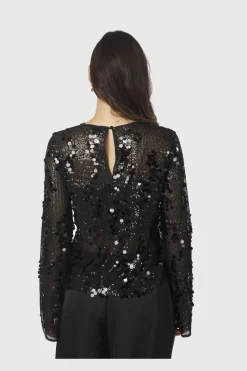 Neo Noir Bluser & Skjorter<Blake Sequins Blouse 167011