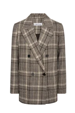 Discount Blanket Check Blazer HL10270 Blazere