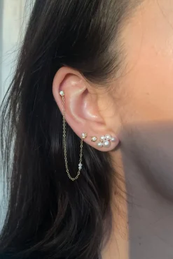 Stine A Øreringe<Bloom Pearl Berries Earring Silver