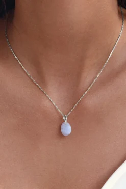Online Blue Lace Air Pendant Halskæder