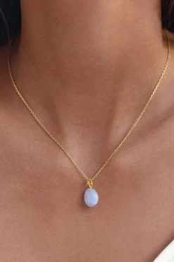 Maanesten Halskæder<Blue Lace Air Pendant