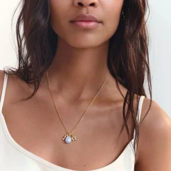 Maanesten Halskæder<Blue Lace Air Pendant