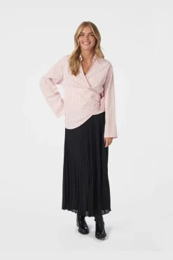 Neo Noir Nederdele<Boni Simple Plisse Skirt 166495