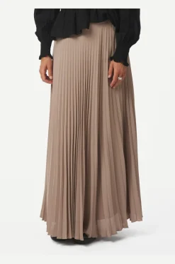 Neo Noir Nederdele<Boni Simple Plisse Skirt 166495