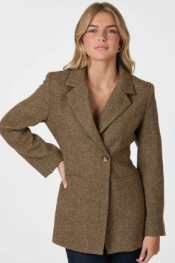 Neo Noir Blazere<Bowie Herringbone Blazer 164866