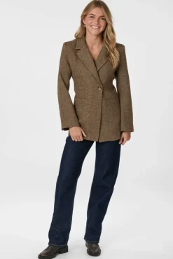 Neo Noir Blazere<Bowie Herringbone Blazer 164866