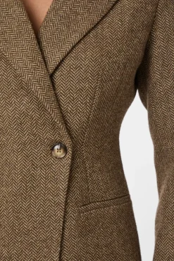 Neo Noir Blazere<Bowie Herringbone Blazer 164866