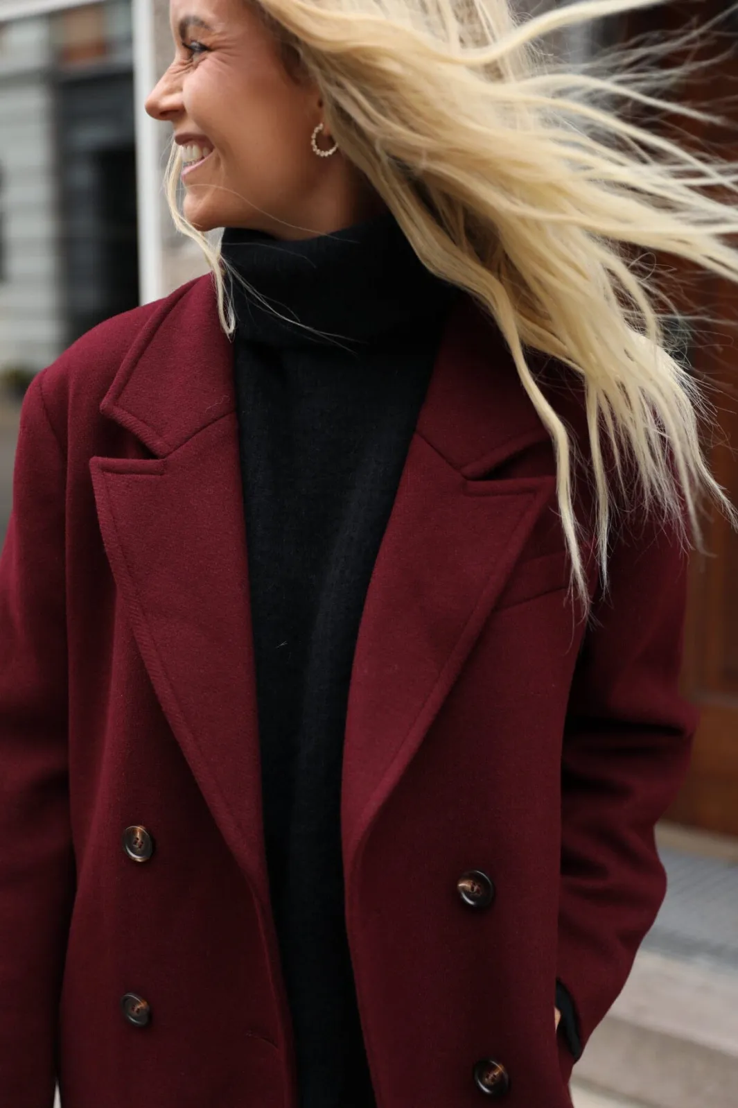 Boyfriend Wool Coat 160854 Overtøj & Jakker