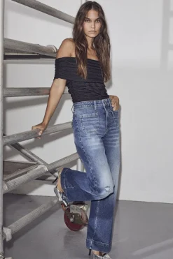 Online Brade Drape Body HL10052 T-Shirts & Toppe