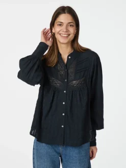 Hot Bria Dobby Blouse 164672 Bluser & Skjorter|Ammevenligt Tøj