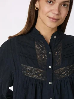 Hot Bria Dobby Blouse 164672 Bluser & Skjorter|Ammevenligt Tøj