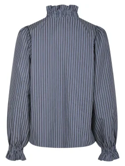 Hot Brielle Twill Stripe Shirt Bluser & Skjorter|Ammevenligt Tøj
