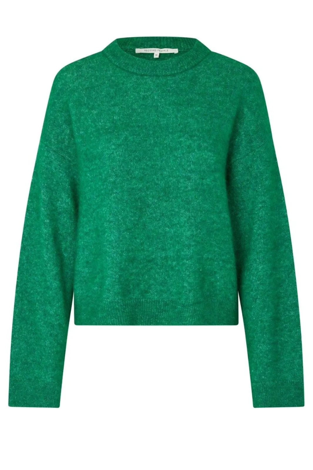 Second Female Strik|Bluser & Skjorter<Brook Knit Drop Shoulder O-Neck 58894