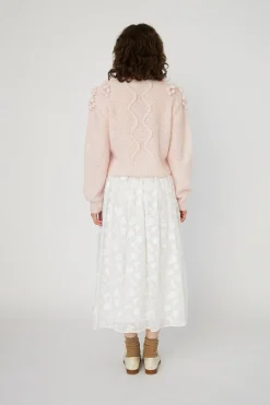 Clearance Cable Knit With Bobblestw54-3294 Strik|Bluser & Skjorter