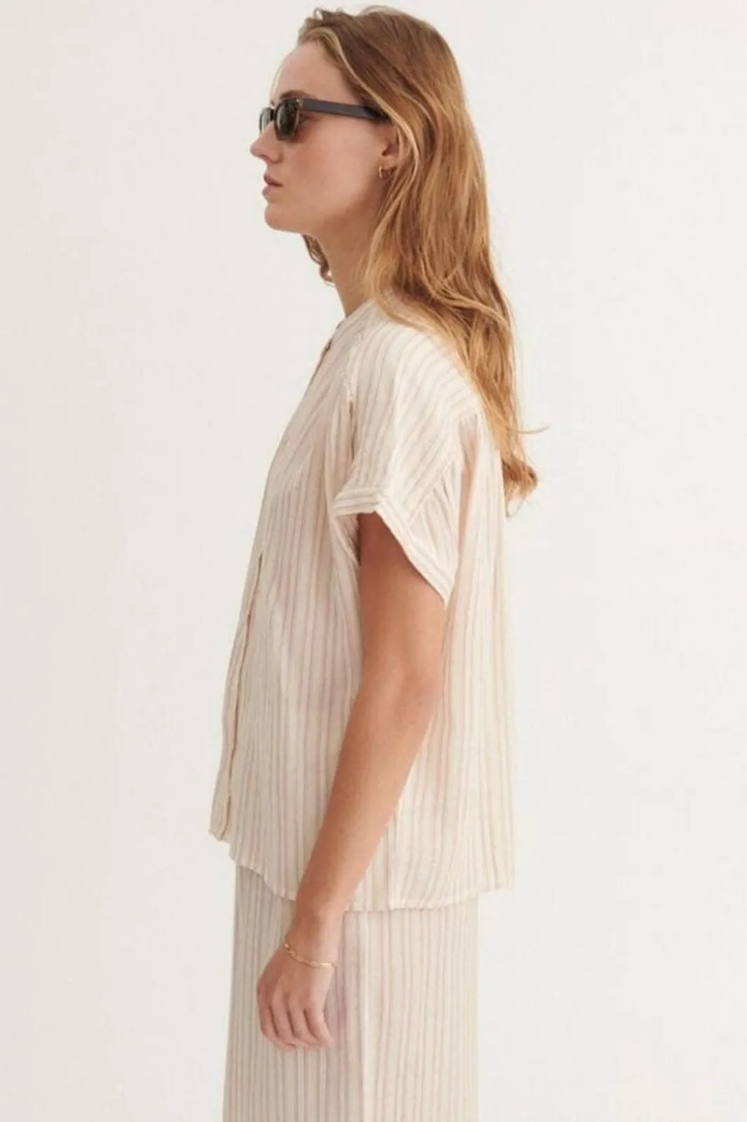 Calli Ss Shirt BA425-02 Bluser & Skjorter|Ammevenligt Tøj