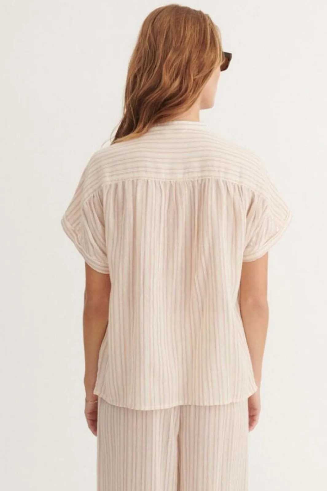 Calli Ss Shirt BA425-02 Bluser & Skjorter|Ammevenligt Tøj