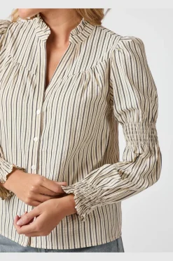 Outlet Camilla Contrast Blouse 164669 Bluser & Skjorter