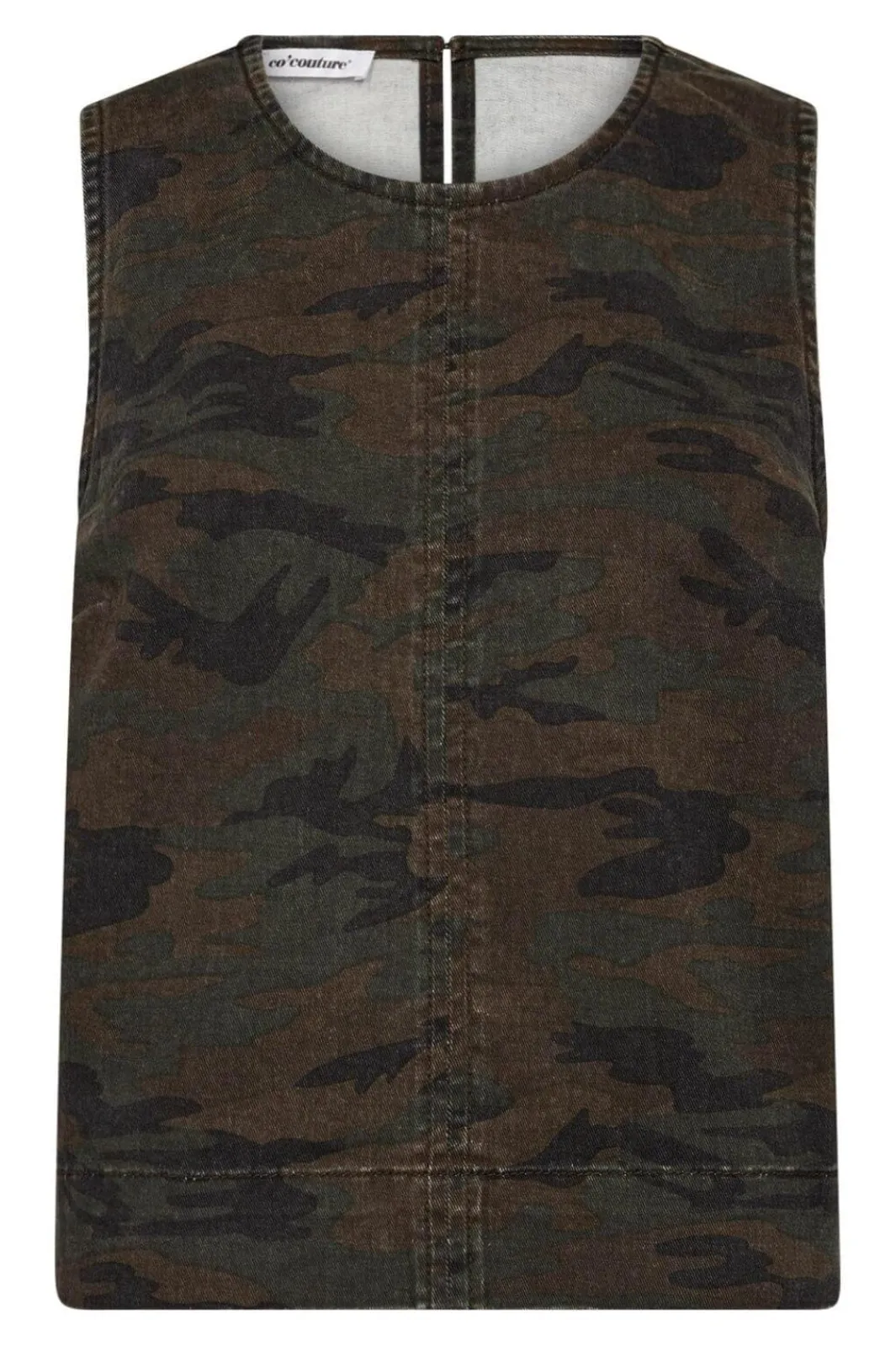 Co´Couture T-Shirts & Toppe<Camoucc Denim Top 35908