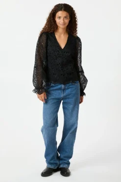 Neo Noir Bluser & Skjorter<Candice Embroidery Blouse 163848