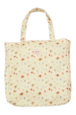 New Canvas Totebag Roses And Shells Tasker & Punge