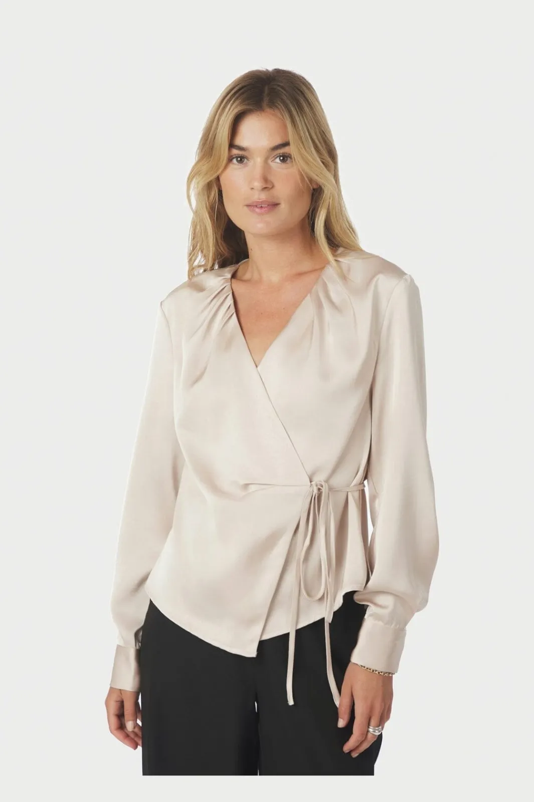Sale Caprina Heavy Sateen Blouse 166961 Bluser & Skjorter