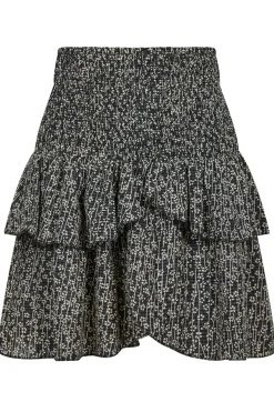 Neo Noir Nederdele<Carin Flower Check Skirt 164692