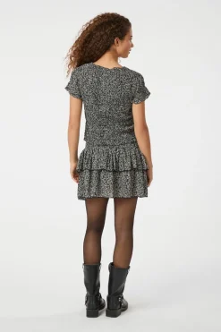Neo Noir Nederdele<Carin Flower Check Skirt 164692