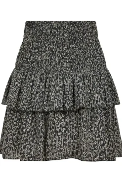 Neo Noir Nederdele<Carin Flower Check Skirt 164692