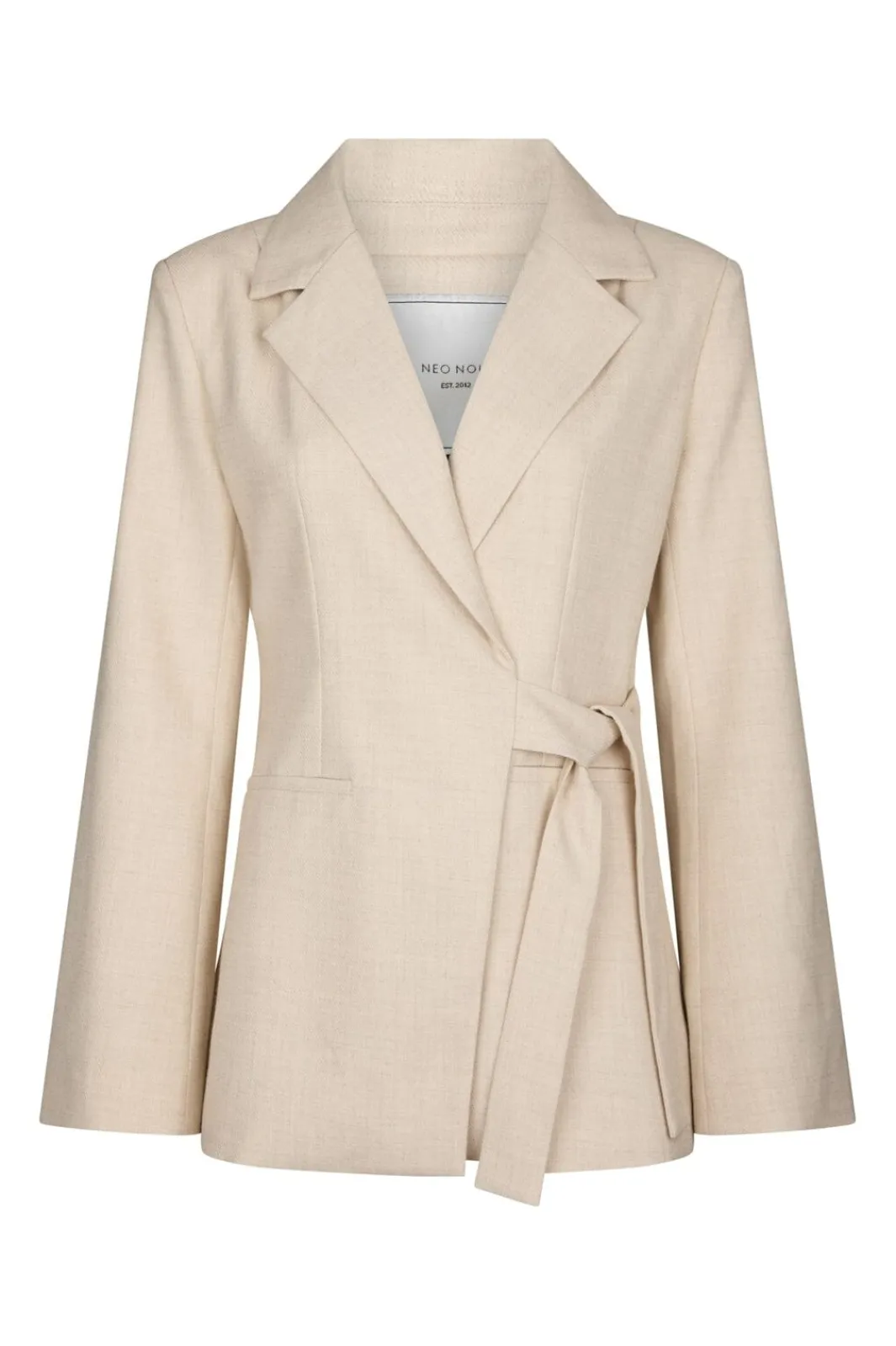Neo Noir Blazere<Carmia Melange Tie Blazer 168227