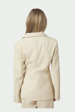 Neo Noir Blazere<Carmia Melange Tie Blazer 168227
