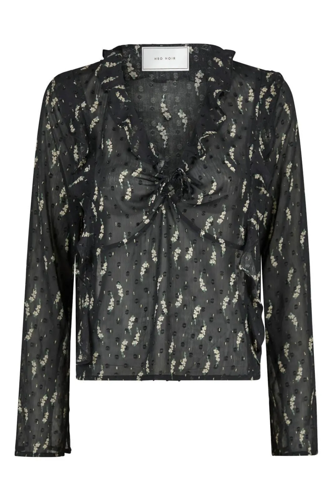Neo Noir Bluser & Skjorter|Sæt 🛍️<Carola Flower Branch Blouse