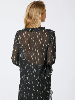 Neo Noir Bluser & Skjorter|Sæt 🛍️<Carola Flower Branch Blouse