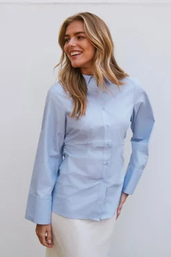 New Caroli Poplin Shirt 165894 Bluser & Skjorter|Ammevenligt Tøj