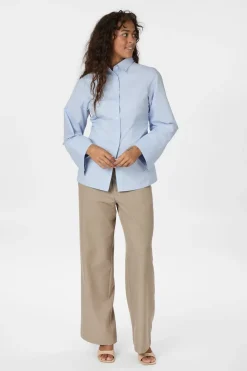New Caroli Poplin Shirt 165894 Bluser & Skjorter|Ammevenligt Tøj
