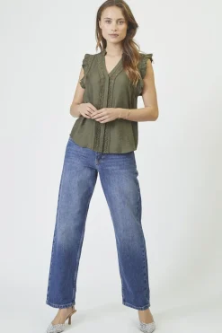 Co´Couture T-Shirts & Toppe<Caryncc Frill Top 35837