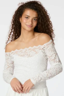 New Casadi Lace Flower Blouse 162631 Bluser & Skjorter