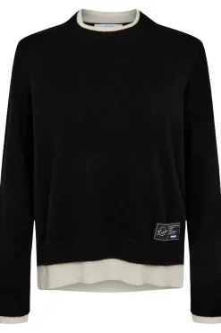 Haute L'Amitié Strik|Bluser & Skjorter<Cash Two-In-One Pullover HL10302