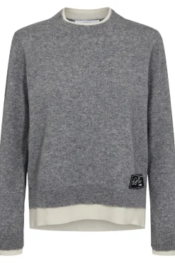 Online Cash Two-In-One Pullover HL10302 Strik|Bluser & Skjorter