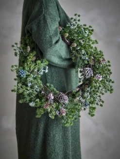 Hot Cedar Krans, Grøn, Kunstige Blomster 82072345 Dekoration Til Hjemmet
