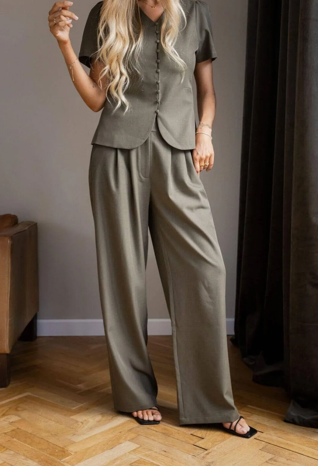 Online Celina Structure Pants 167306 Sæt 🛍️|Jakkesæt