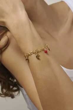 Sale Charm, Funky Smiley C013G Halskæder