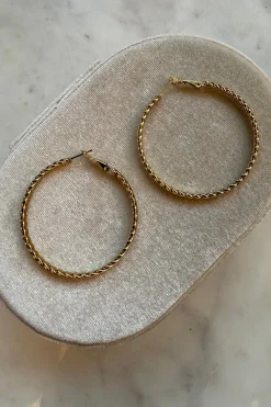 Mellow Moon Øreringe<Chiara Hoop Earring