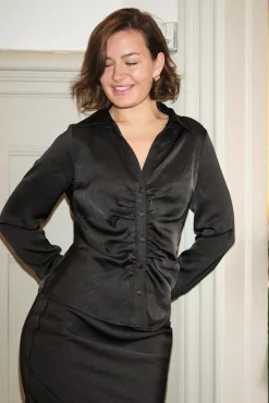 Sale Christy Heavy Sateen Bedaz Shirt 166892 Bluser & Skjorter|Ammevenligt Tøj
