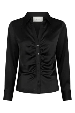 Sale Christy Heavy Sateen Bedaz Shirt 166892 Bluser & Skjorter|Ammevenligt Tøj