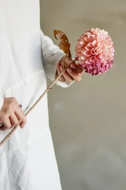 Best Chrysantemum Stilk, Rosa, Kunstige Blomster 82072031 Dekoration Til Hjemmet